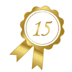 merit award icon 15 years